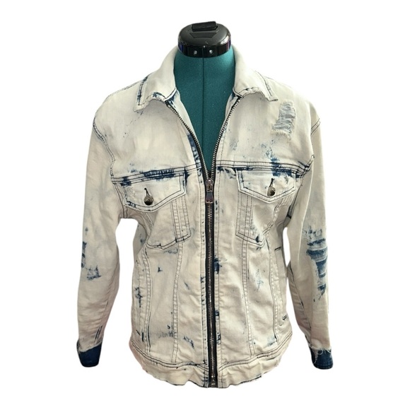 Rockstar Original Bleachwash Denim Jacket, P2P:20.5, L:23.5” - Picture 1 of 10